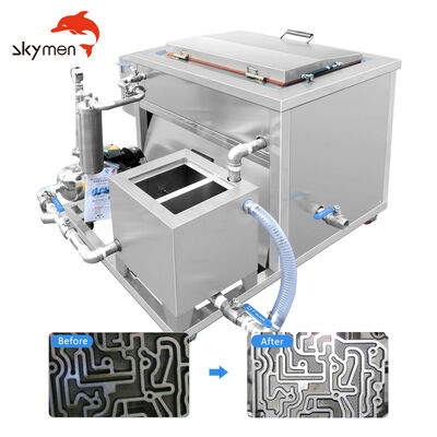 초음파 기어박스 청소 목욕탕 기름, 기름 및 금속 톱니 제거