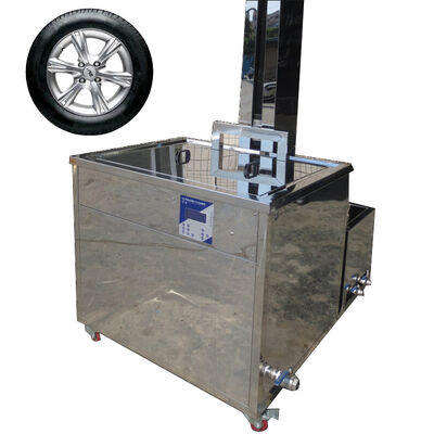 공압 리프트가 장착된 자동 초음파 타이어 세척기, 작동 용이