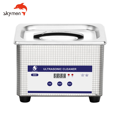 조정할 수 있는 뜨거워진 50W 가지고 다닐 수 있는 벤치탑 초음파 세척기 1L 2 밀리미터 탱크